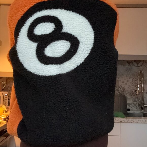 Stüssy 8 Ball Reversible Sherpa Jacket - Picture 3 of 10